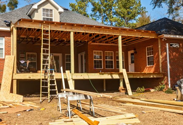 Porch Raising in Clermont